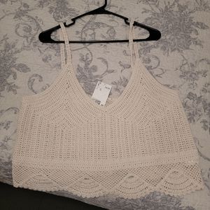 H&M crochet top